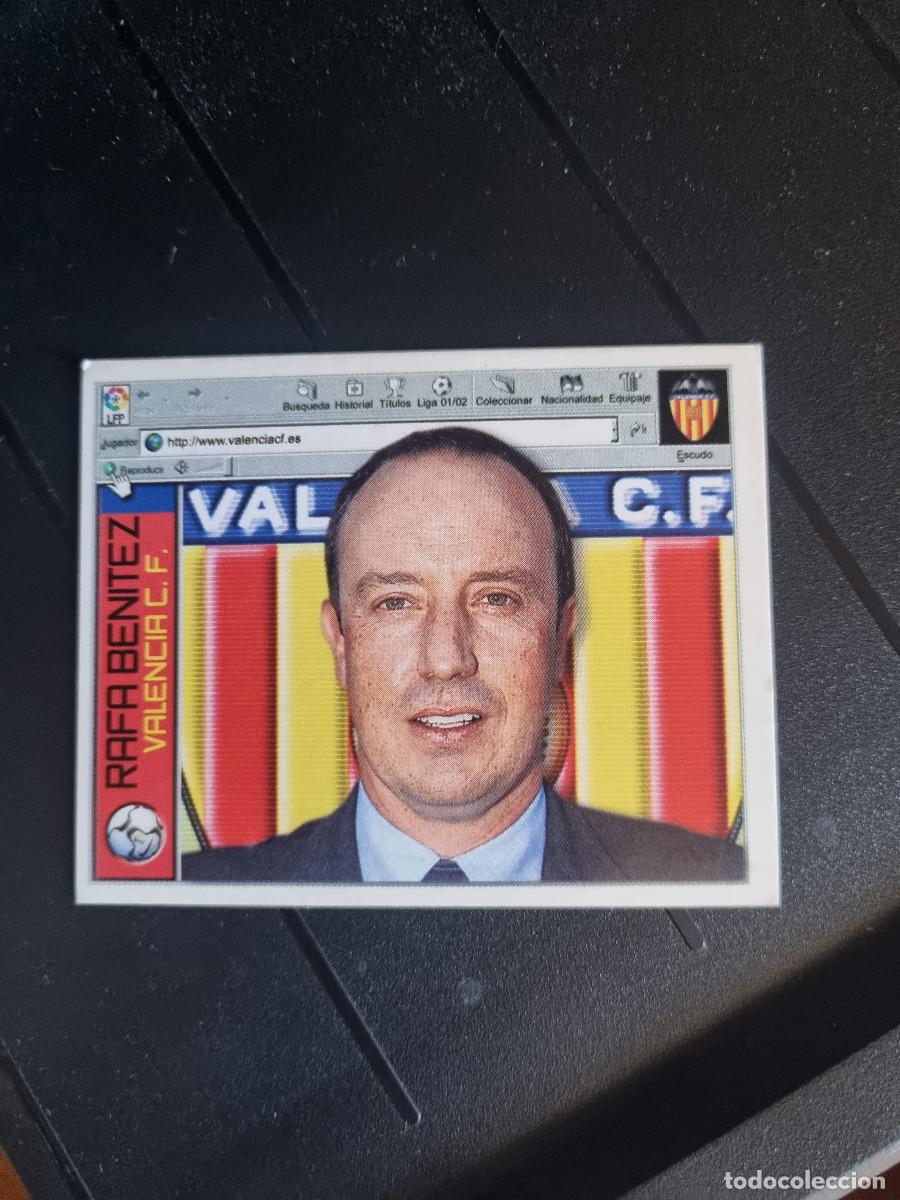 Cromos de f&uacute;tbol: BENITEZ. VALENCIA. SIN PEGAR. EDICIONES ESTE 2001/02. 01/02. 2001/2002