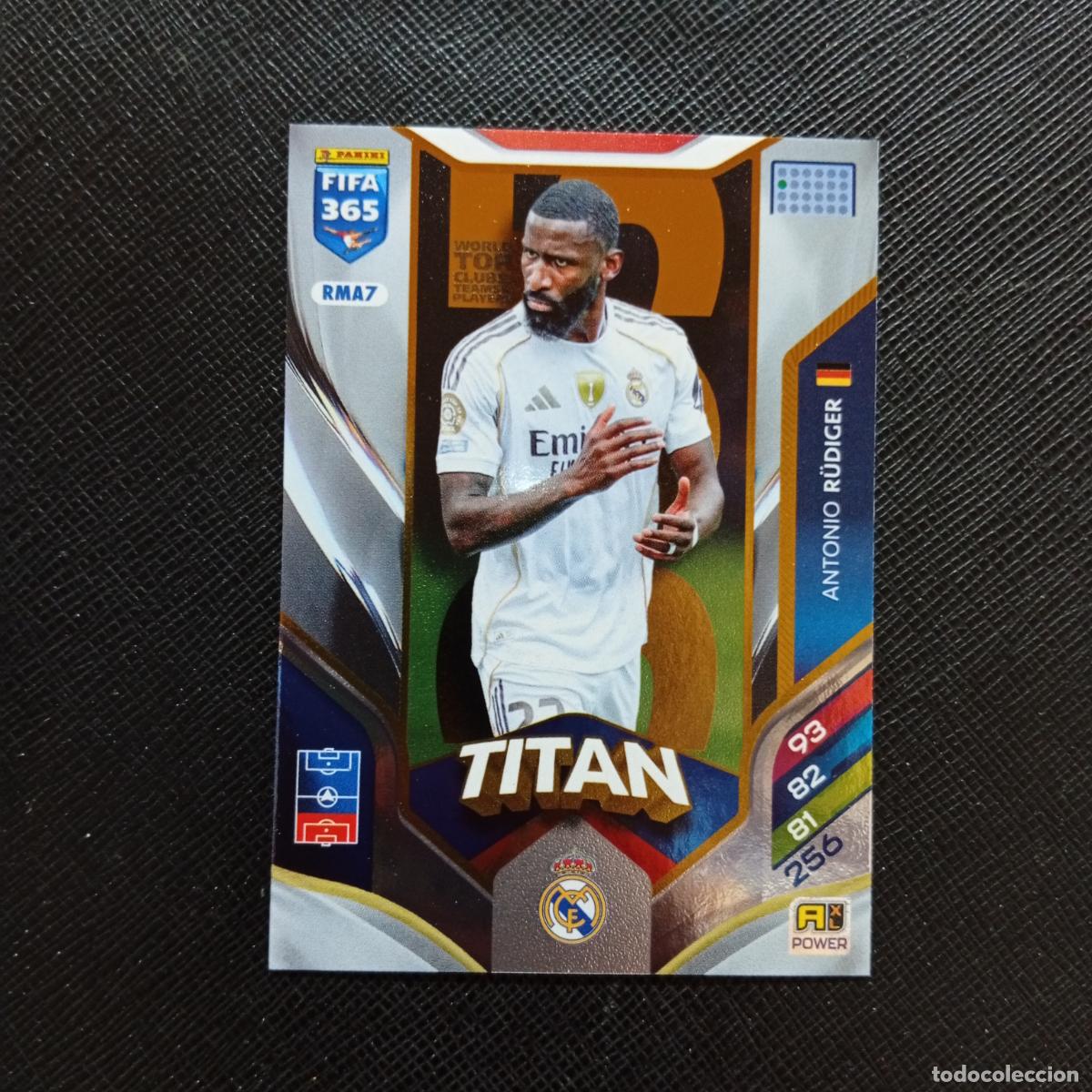 Cromos de f&uacute;tbol: RMA7 RUDIGER REAL MADRID ADRENALYN 2025 2026 FIFA 365 CROMO FUTBOL 25 26 - A215 PG72