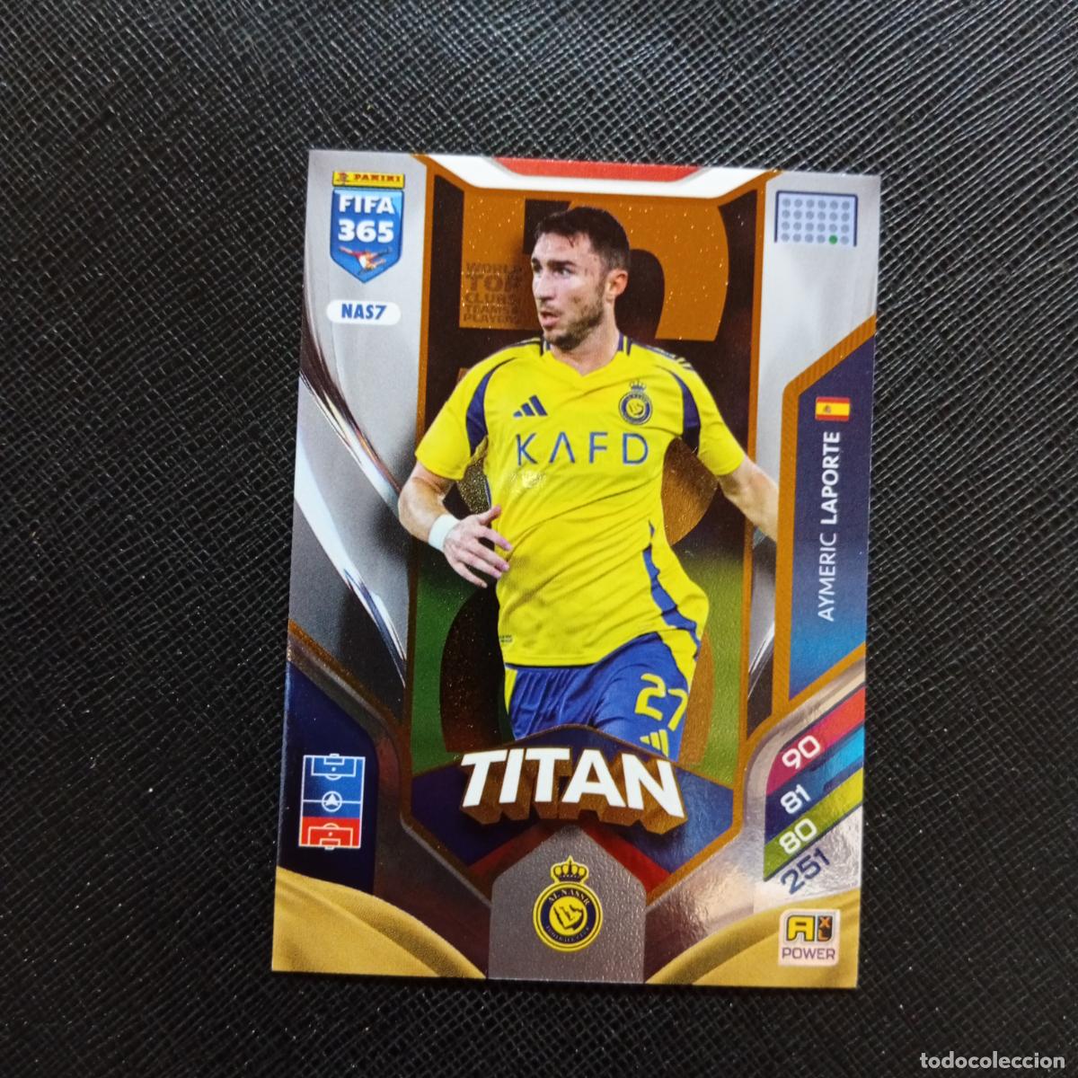 Cromos de f&uacute;tbol: NAS7 LAPORTE AL NASSR ADRENALYN 2025 2026 FIFA 365 CROMO FUTBOL 25 26 - A215 PG72