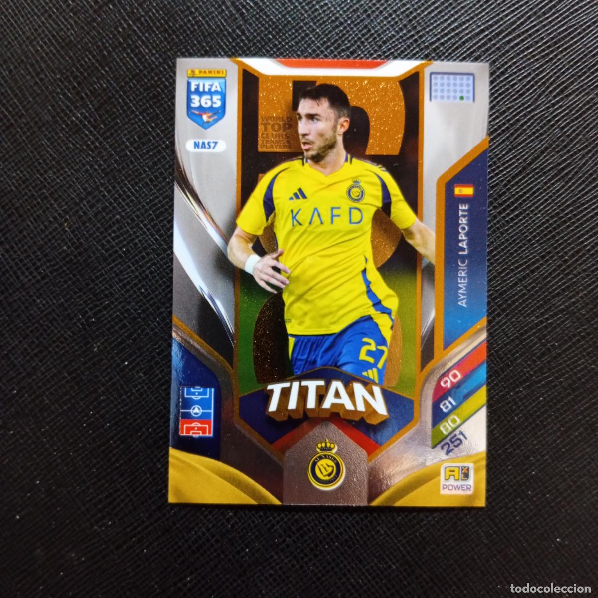 Cromos de f&uacute;tbol: NAS7 LAPORTE AL NASSR ADRENALYN 2025 2026 FIFA 365 CROMO FUTBOL 25 26 - A215 PG72 B