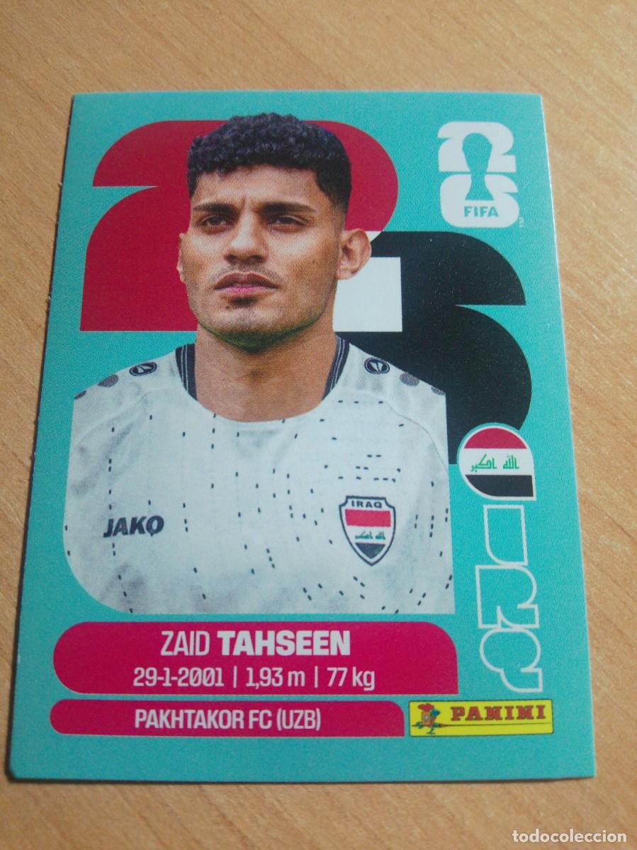 Cromos de f&uacute;tbol: IRQ 7 ZAID TAHSEEN IRAQ MUNDIAL FIFA WORLD CUP 2026 26 PANINI STICKERS NUEVO