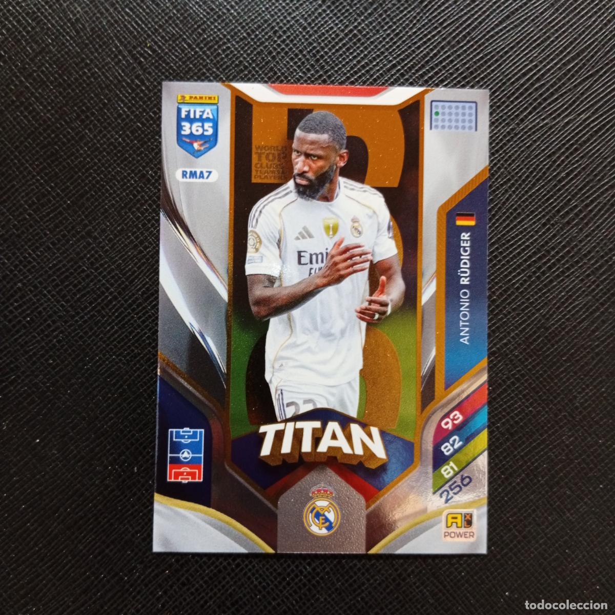 Cromos de f&uacute;tbol: RMA7 RUDIGER REAL MADRID ADRENALYN 2025 2026 FIFA 365 CROMO FUTBOL 25 26 - A215 PG73