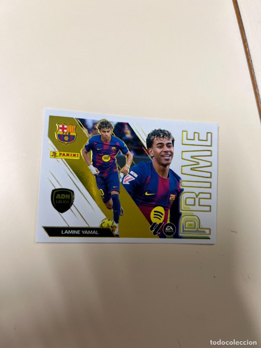 Cromos de f&uacute;tbol: 6 LAMIN YAMAL BARCELONA ADN PRIME ESTE EDICIONES ESTE 2026 2027 26 27
