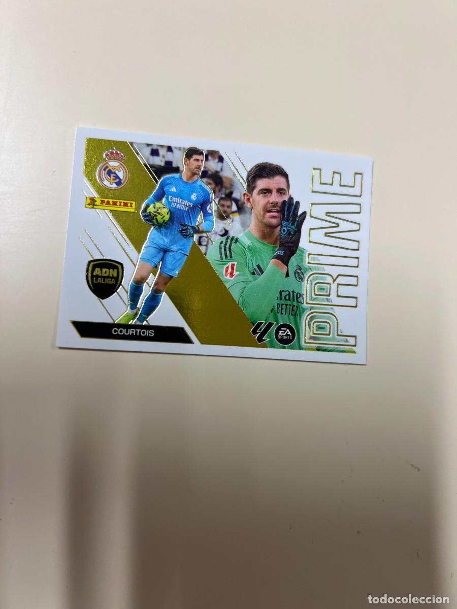 Cromos de f&uacute;tbol: 3 COURTOIS REL MADRID ADN PRIME ESTE EDICIONES ESTE 2026 2027 26 27