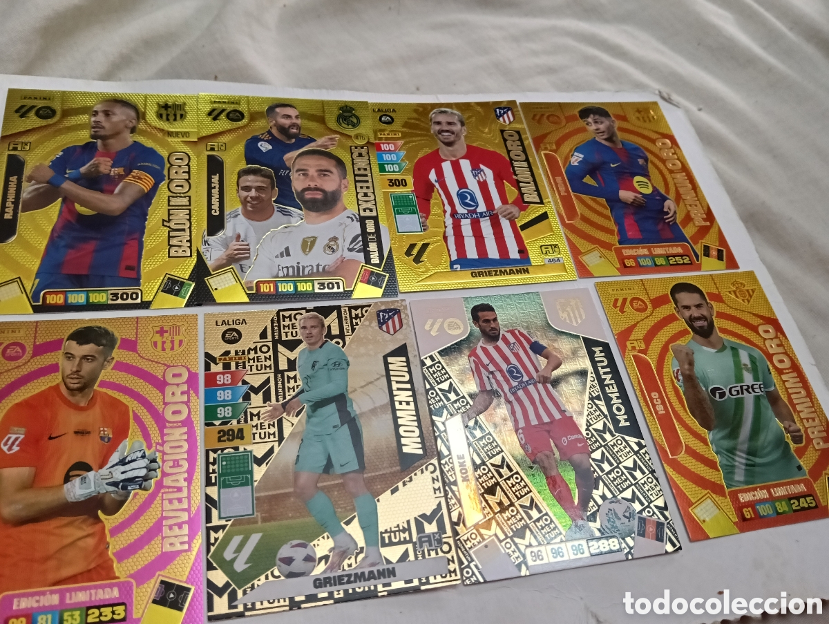 Cromos de f&uacute;tbol: Lote 8 cartas Adrenalyn - Foto 1