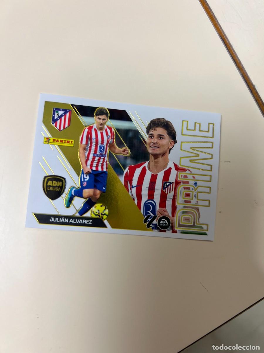 Cromos de f&uacute;tbol: 5 JULI&Aacute;N &Aacute;LVAREZ AT MADRID ADN PRIME ESTE EDICIONES ESTE 2026 2027 26 27