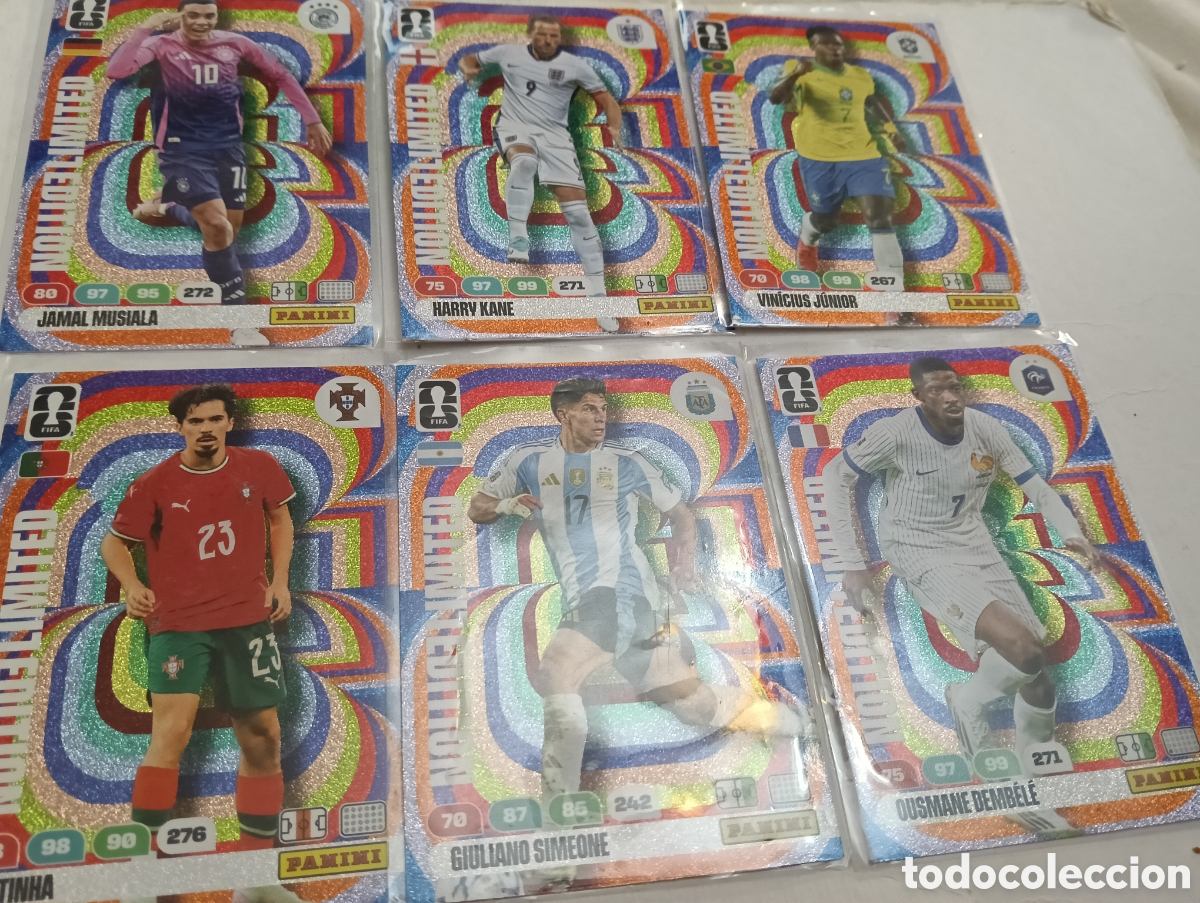 Cromos de f&uacute;tbol: Lote de 6 cartas Edici&oacute;n limitada - Foto 2