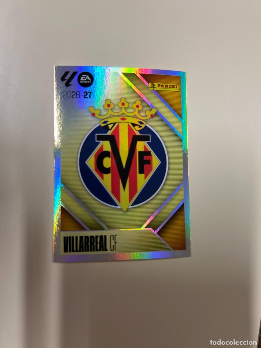 Cromos de f&uacute;tbol: ESCUDO VILLARREAL C.F. ESTE EDICIONES ESTE 2026 2027 26 27