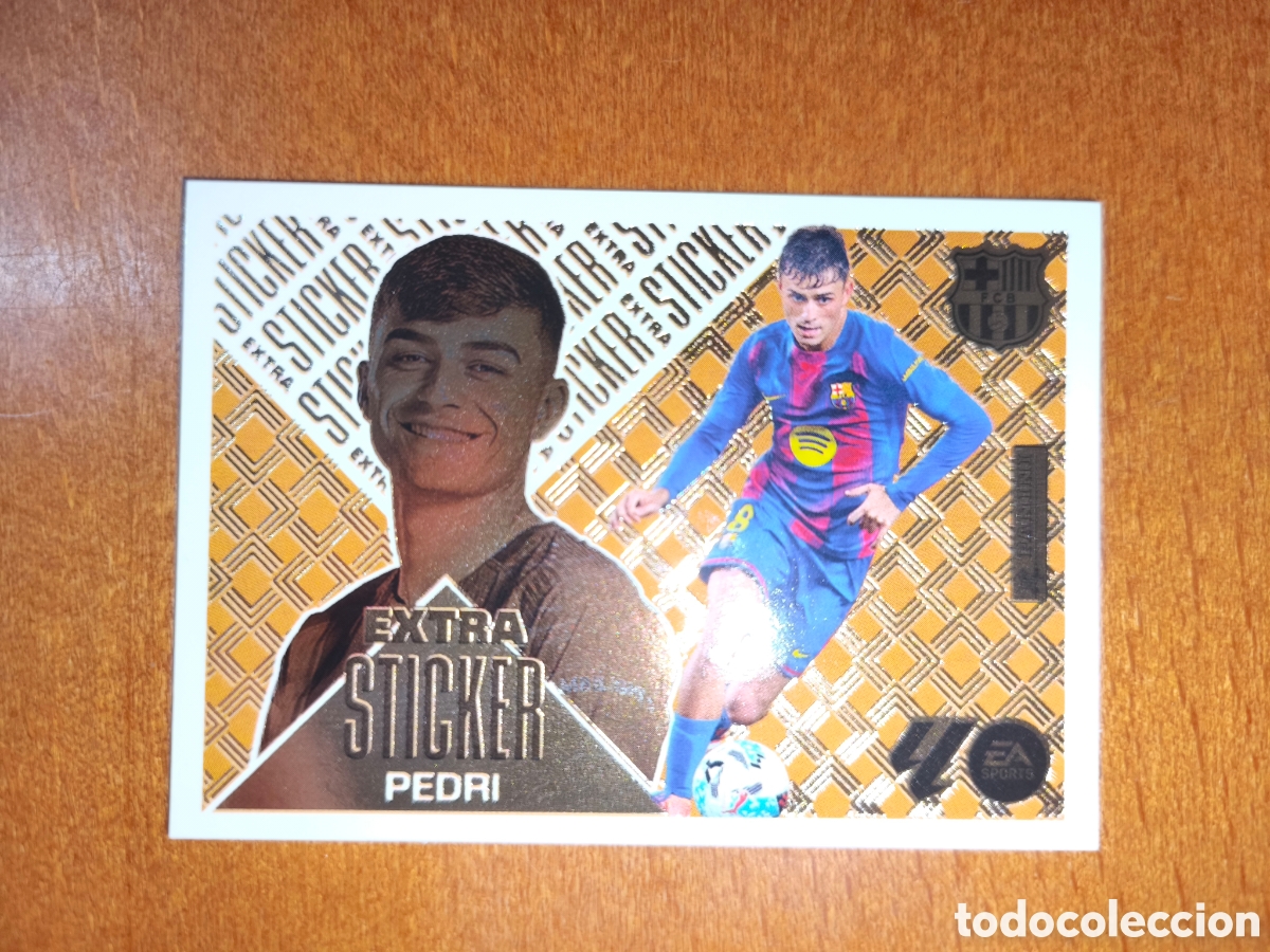 Cromos de f&uacute;tbol: Pedri EXTRA STICKER Bronce liga este 26/27 Barcelona
