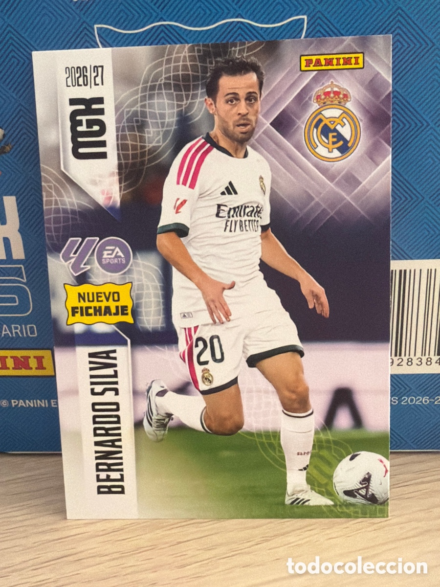 Fu&szlig;ball-Sticker: 488 MegaCracks 26 27 NUEVO FICHAJE - Bernardo Silva