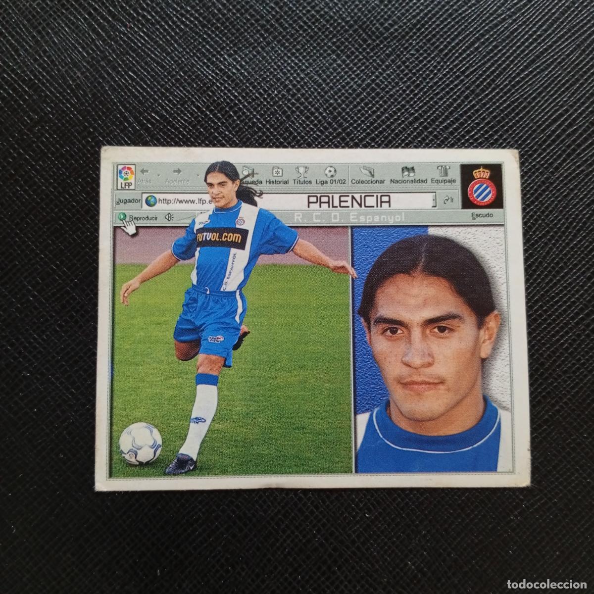 Cromos de f&uacute;tbol: PALENCIA ESPA&Ntilde;OL ESTE 2001 2002 CROMO FUTBOL 01 02 LIGA - SIN PEGAR - A216 PG262