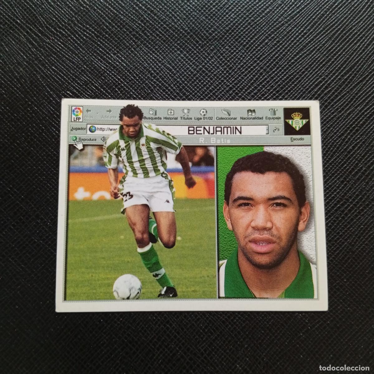 Cromos de f&uacute;tbol: BENJAMIN REAL BETIS ESTE 2001 2002 CROMO FUTBOL 01 02 LIGA - SIN PEGAR - A216 PG262