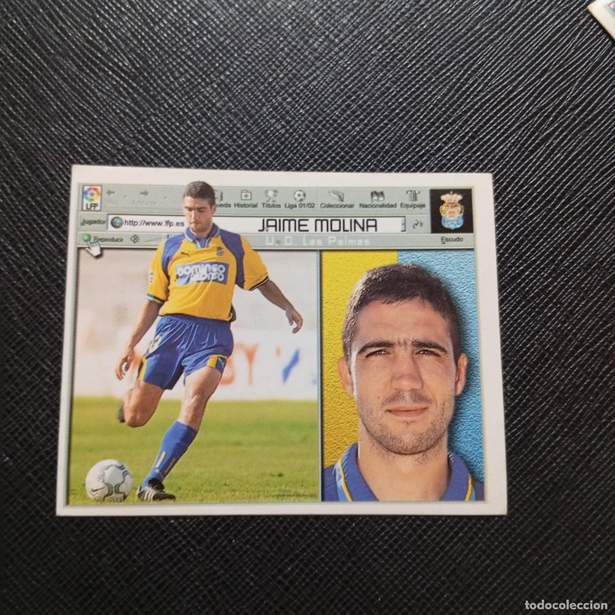 Fu&szlig;ball-Sticker: JAIME MOLINA LAS PALMAS ESTE 2001 2002 CROMO FUTBOL 01 02 LIGA - SIN PEGAR - A216 PG262
