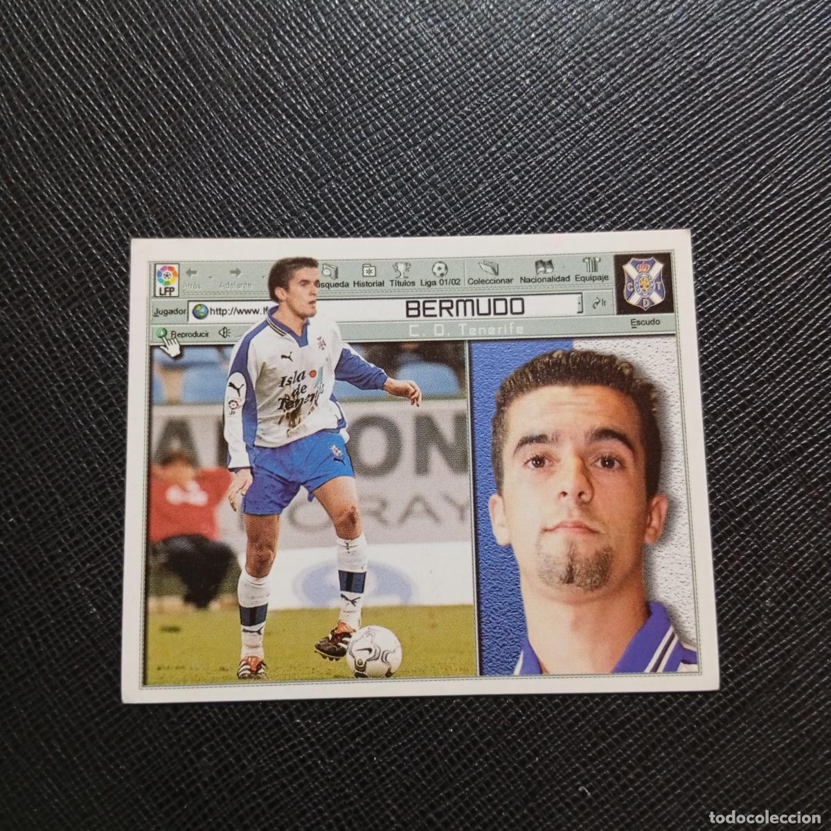 Cromos de f&uacute;tbol: BERMUDO TENERIFE ESTE 2001 2002 CROMO FUTBOL 01 02 LIGA - SIN PEGAR - A216 PG262
