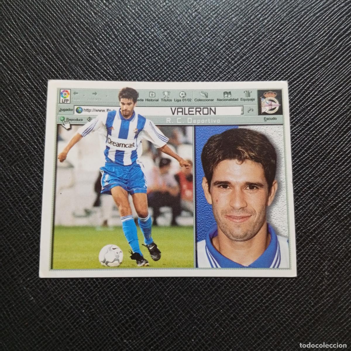 Fu&szlig;ball-Sticker: VALERON DEPORTIVO ESTE 2001 2002 CROMO FUTBOL 01 02 LIGA - SIN PEGAR - A216 PG262