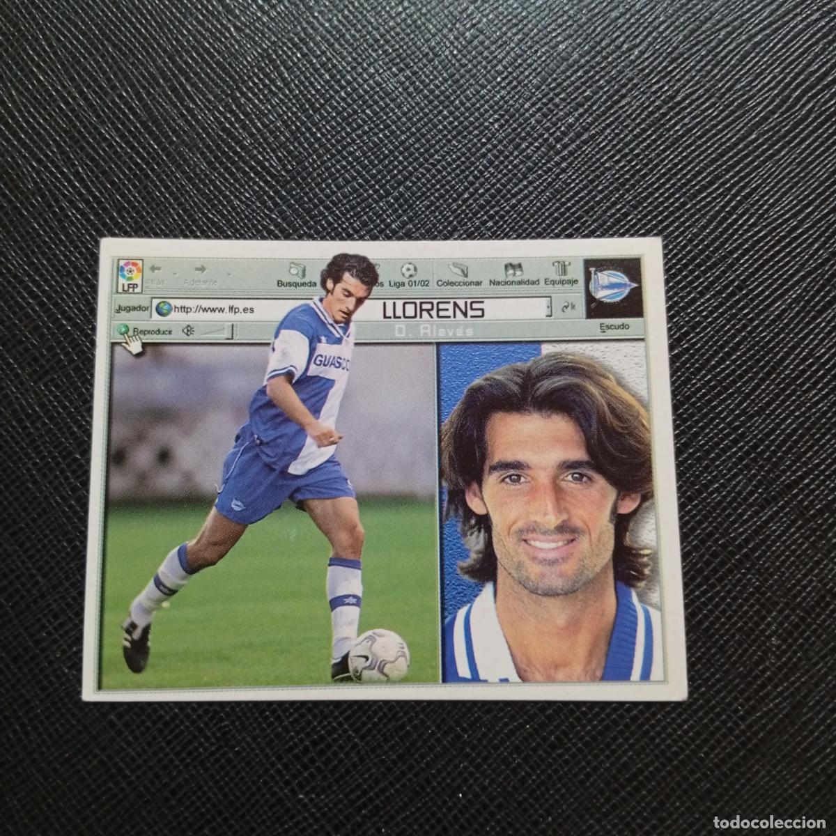 Figurine di Calcio: LLORENS ALAVES ESTE 2001 2002 CROMO FUTBOL 01 02 LIGA - SIN PEGAR - A216 PG262