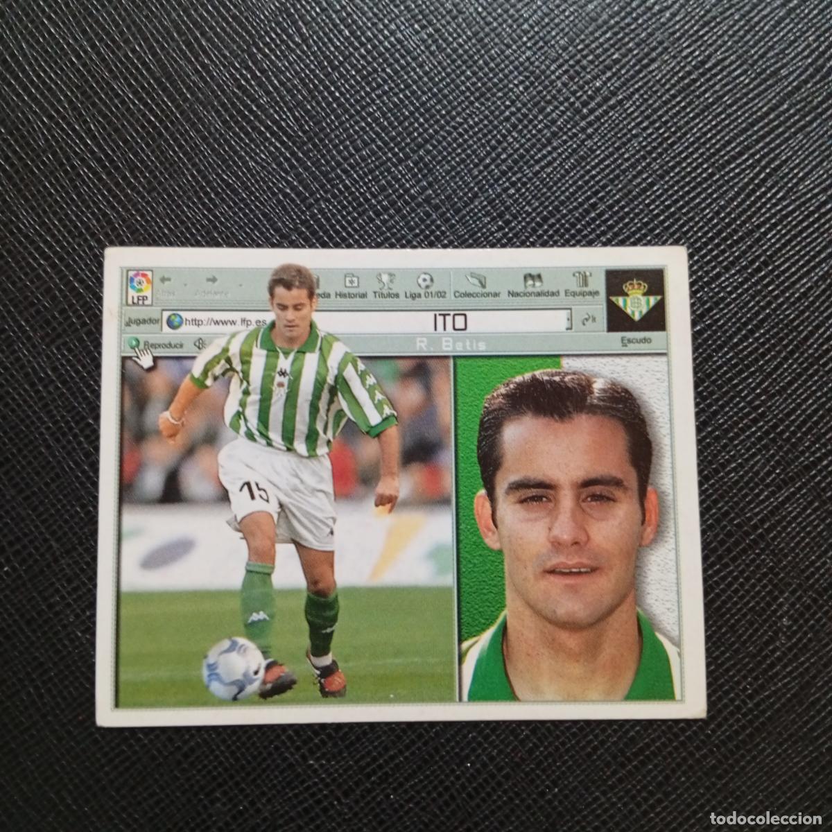 Cromos de Futebol: ITO REAL BETIS ESTE 2001 2002 CROMO FUTBOL 01 02 LIGA - SIN PEGAR - A216 PG262