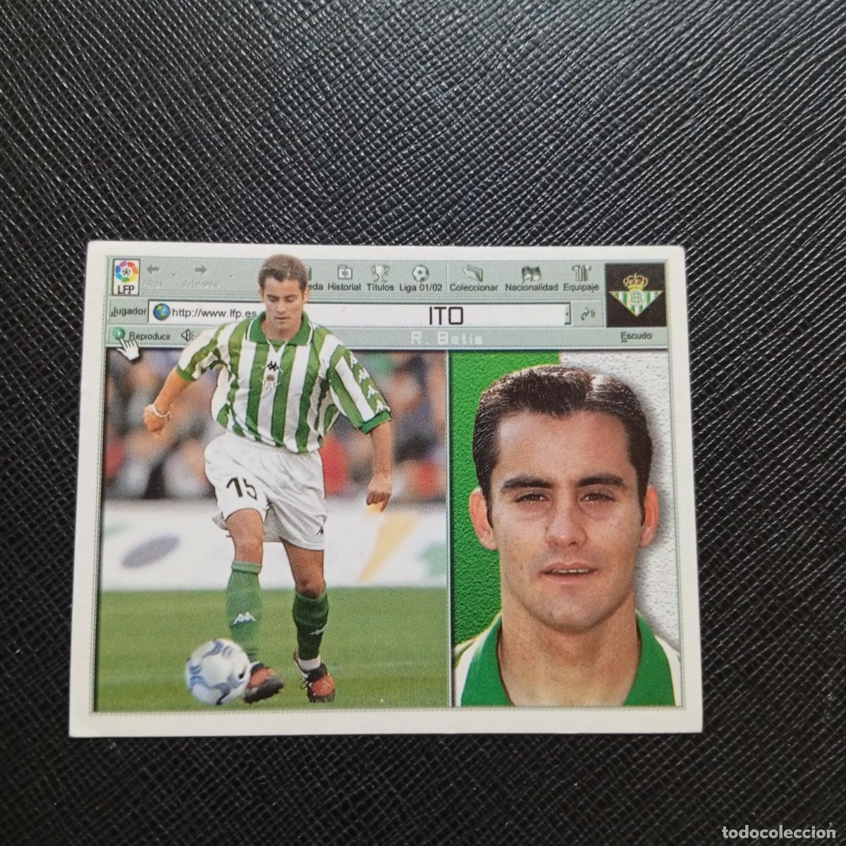 Fu&szlig;ball-Sticker: ITO REAL BETIS ESTE 2001 2002 CROMO FUTBOL 01 02 LIGA - SIN PEGAR - A216 PG262 B