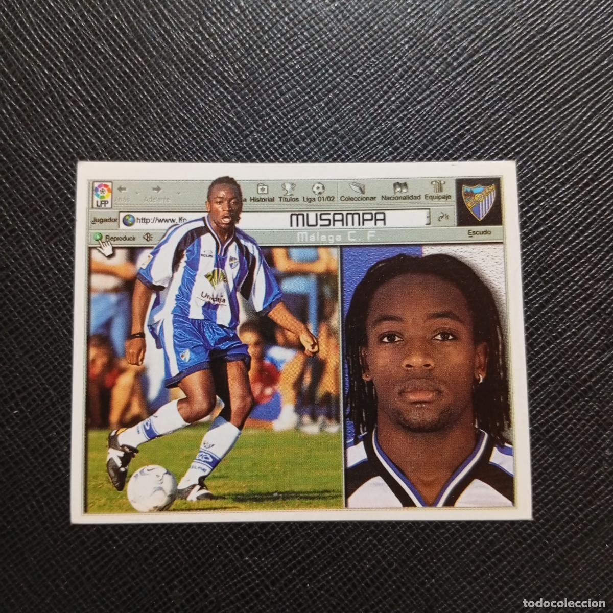 Fu&szlig;ball-Sticker: MUSAMPA MALAGA ESTE 2001 2002 CROMO FUTBOL 01 02 LIGA - SIN PEGAR - A216 PG271