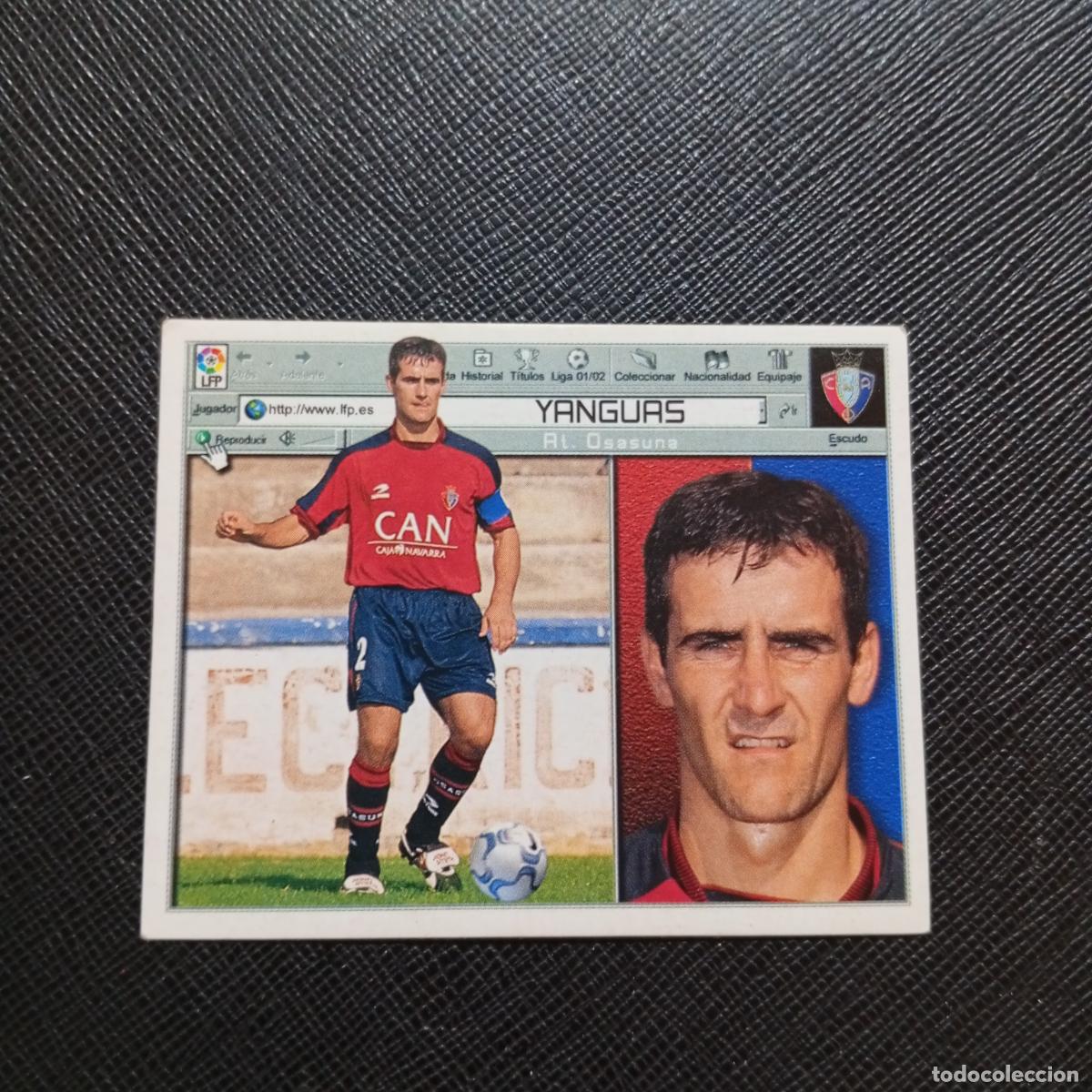 Cromos de f&uacute;tbol: YANGUAS OSASUNA ESTE 2001 2002 CROMO FUTBOL 01 02 LIGA - SIN PEGAR - A216 PG271