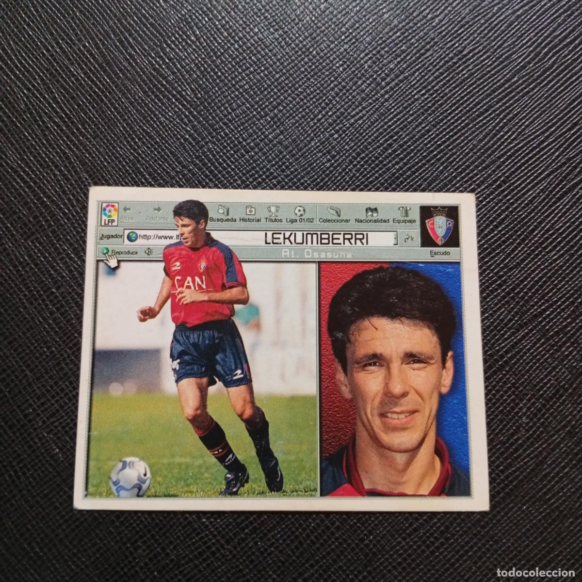 Cromos de f&uacute;tbol: LEKUMBERRI OSASUNA ESTE 2001 2002 CROMO FUTBOL 01 02 LIGA - SIN PEGAR - A216 PG271