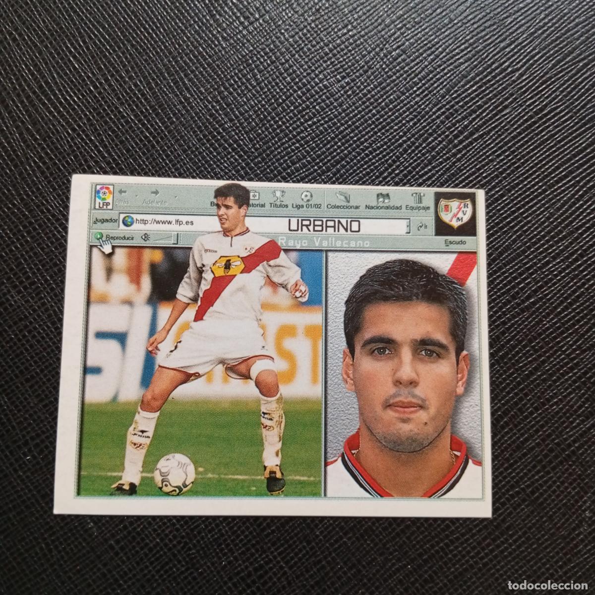 Cromos de f&uacute;tbol: URBANO RAYO VALLECANO ESTE 2001 2002 CROMO FUTBOL 01 02 LIGA - SIN PEGAR - A216 PG271