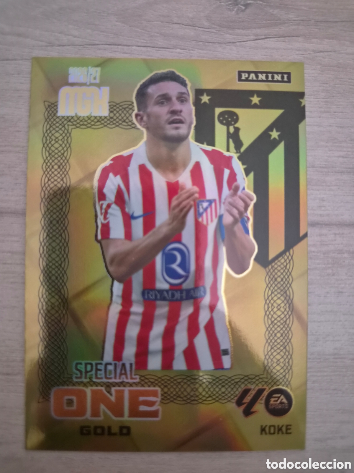 Fu&szlig;ball-Sticker: Special One Gold Koke Megacracks 26/27