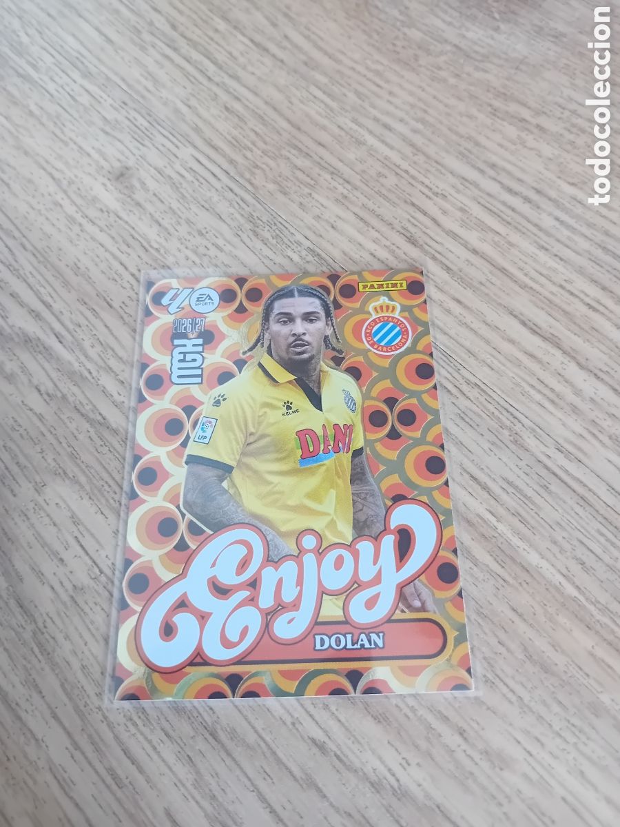 Cromos de f&uacute;tbol: Dolan 382 Enjoy Espanyol 26 27 2026 2027 Megacracks MGK Panini Nuevo