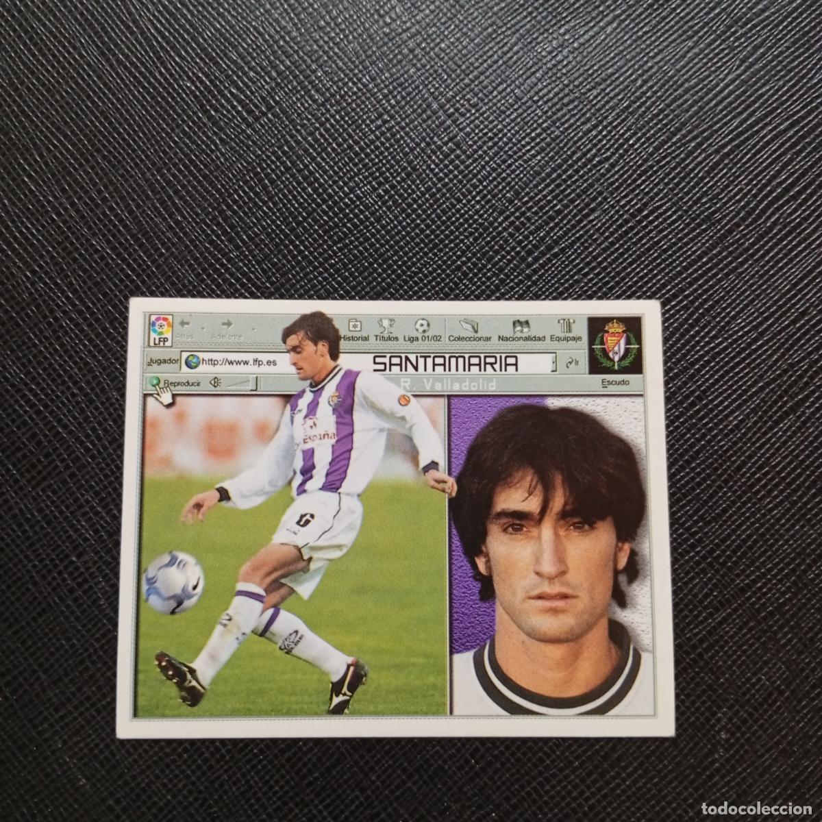 Cromos de f&uacute;tbol: SANTAMARIA VALLADOLID ESTE 2001 2002 CROMO FUTBOL 01 02 LIGA - SIN PEGAR - A216 PG271