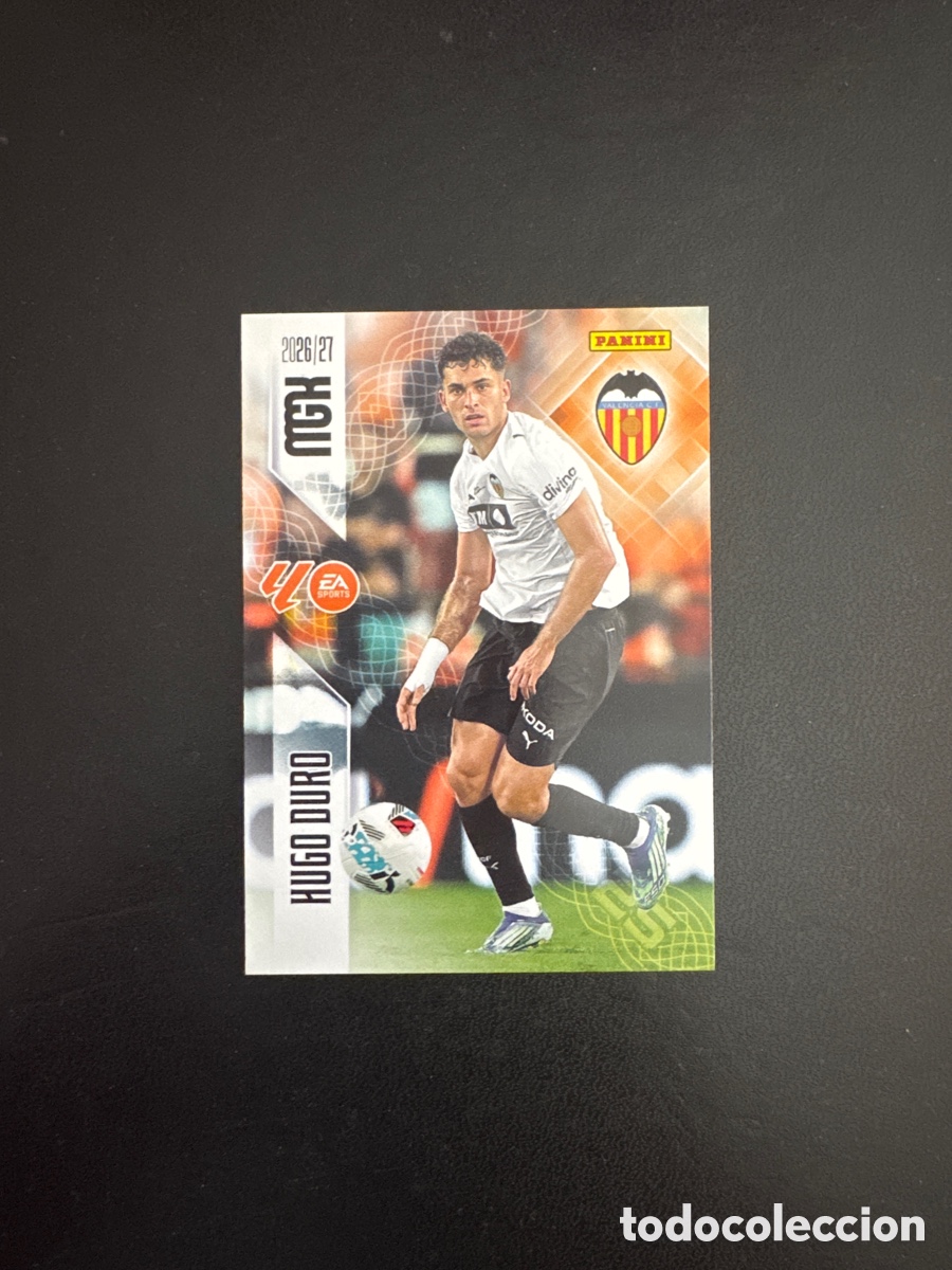 Cromos de f&uacute;tbol: HUGO DURO VALENCIA NUMERO 358 MEGACRACKS 2026 2027