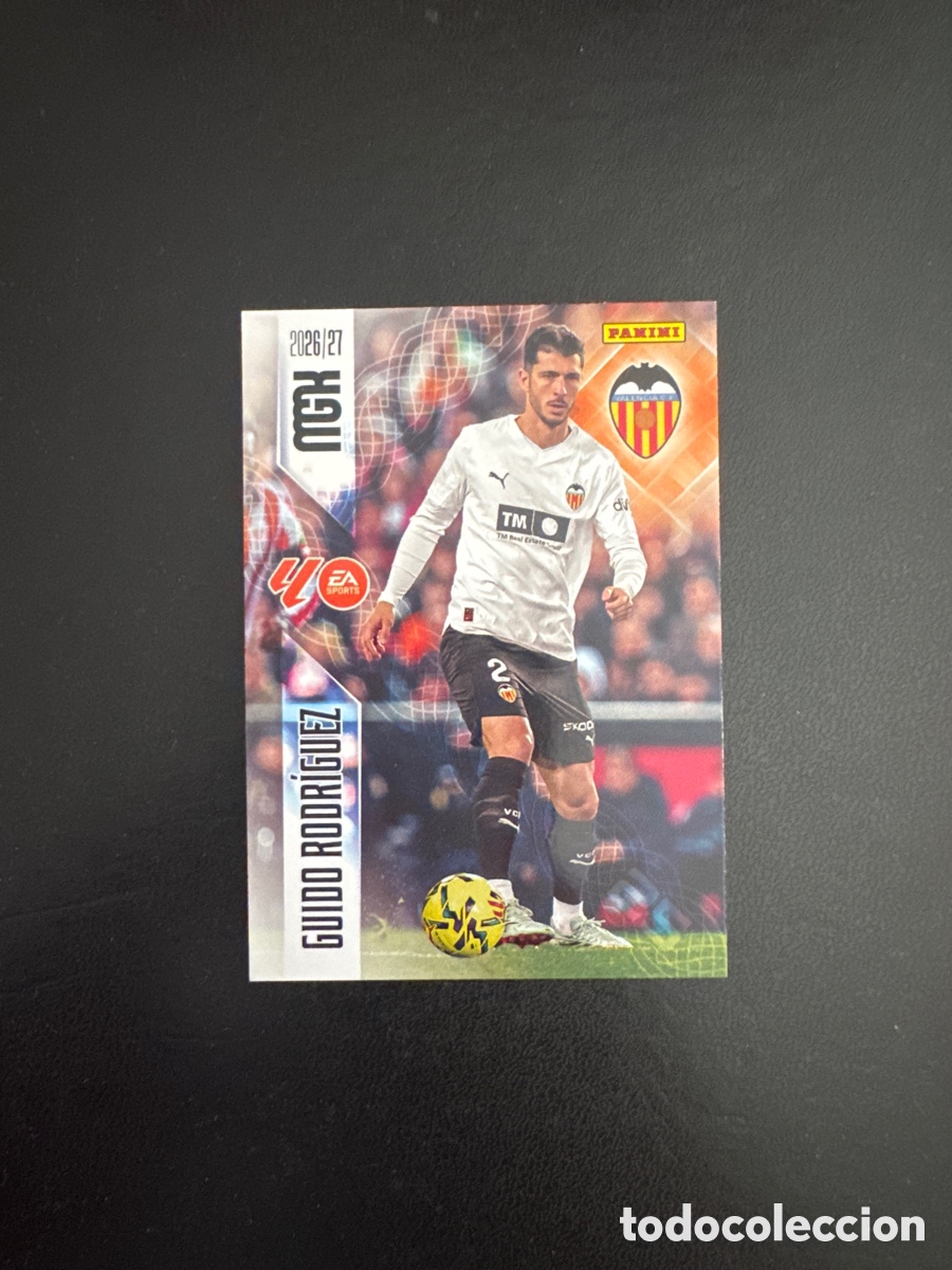 Cromos de f&uacute;tbol: GUIDO RODR&Iacute;GUEZ VALENCIA NUMERO 353 MEGACRACKS 2026 2027