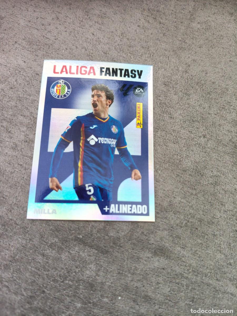 Cromos de f&uacute;tbol: Cromo 8 MILLA GETAFE CF +ALINEADO LA LIGA FANTASY. Colecci&oacute;n LALIGA F&uacute;tbol 2026-2027 PANINI Nuevo