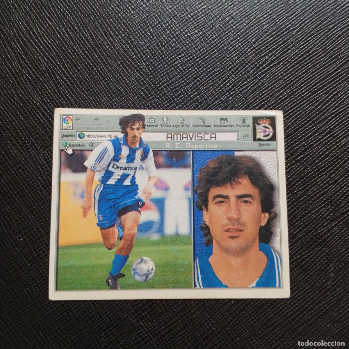 Cromos de f&uacute;tbol: AMAVISCA DEPORTIVO ESTE 2001 2002 CROMO FUTBOL 01 02 LIGA - SIN PEGAR - A216 PG280
