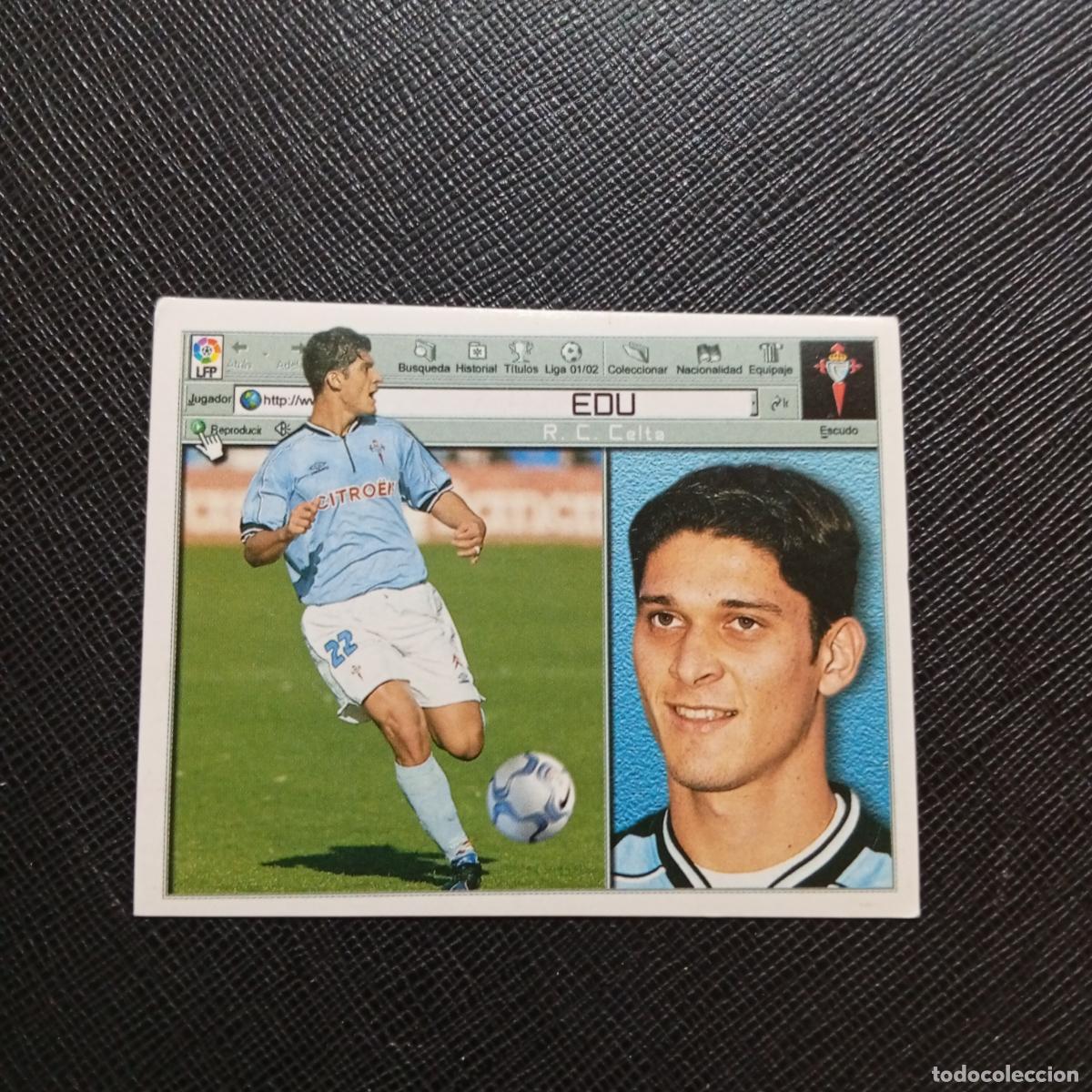 Cromos de f&uacute;tbol: EDU CELTA ESTE 2001 2002 CROMO FUTBOL 01 02 LIGA - SIN PEGAR - A216 PG280