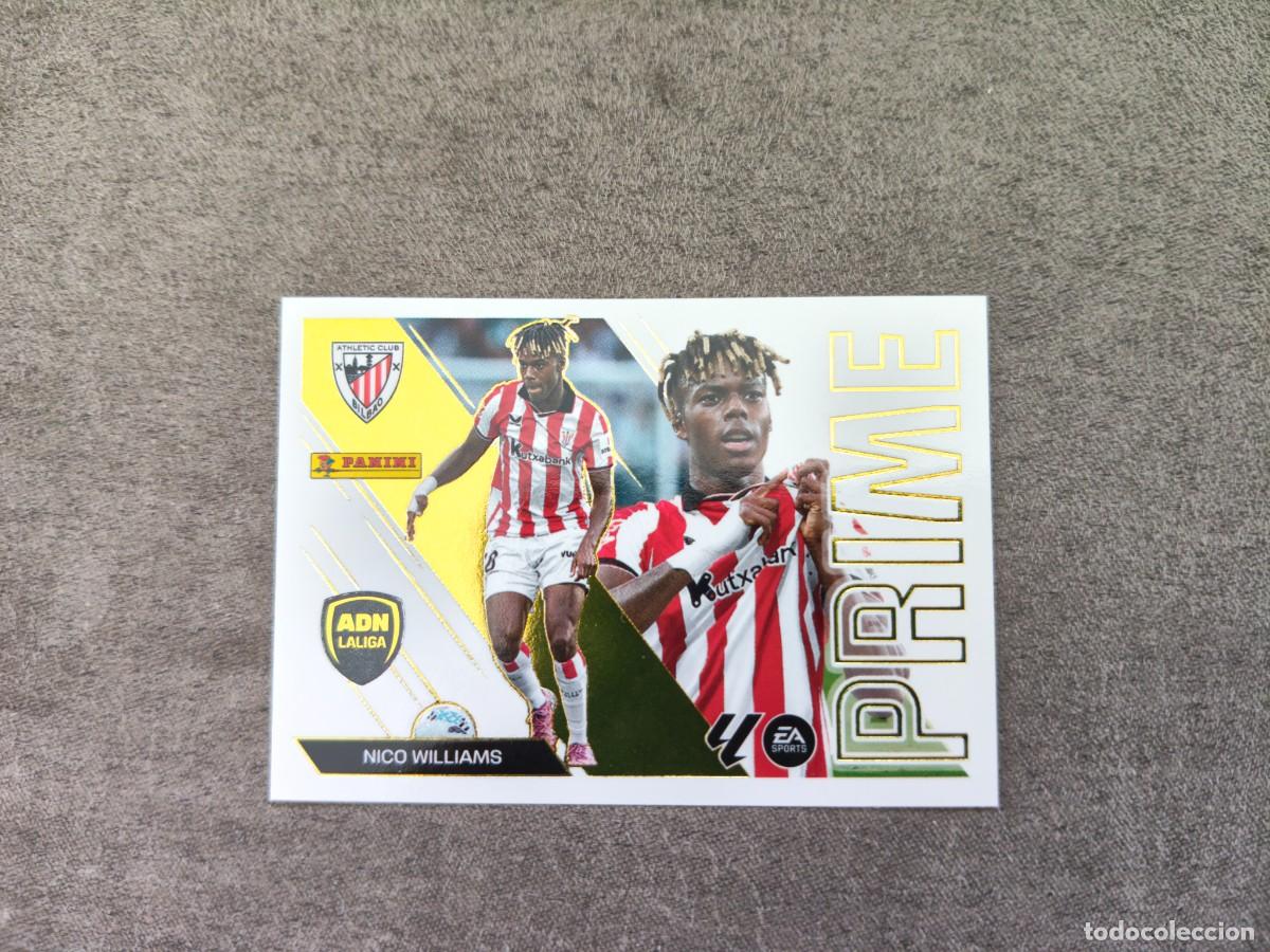 Cromos de f&uacute;tbol: Cromo 10 NICO WILLIAMS ATHLETIC CLUB PRIME. Colecci&oacute;n LALIGA F&uacute;tbol 2026-2027 PANINI Nuevo