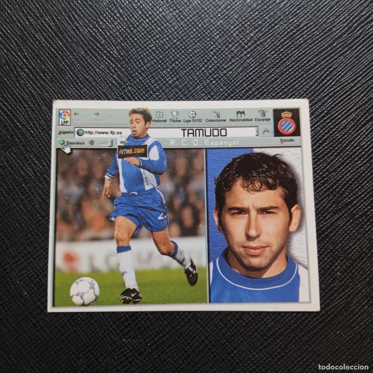 Cromos de f&uacute;tbol: TAMUDO ESPA&Ntilde;OL ESTE 2001 2002 CROMO FUTBOL 01 02 LIGA - SIN PEGAR - A216 PG280 B