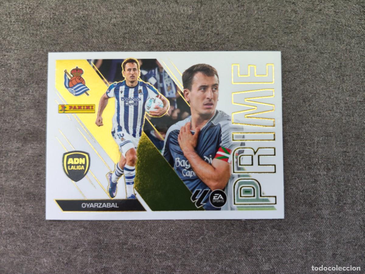 Cromos de f&uacute;tbol: Cromo 11 OYARZABAL REAL SOCIEDAD PRIME. Colecci&oacute;n LALIGA F&uacute;tbol 2026-2027 PANINI Nuevo