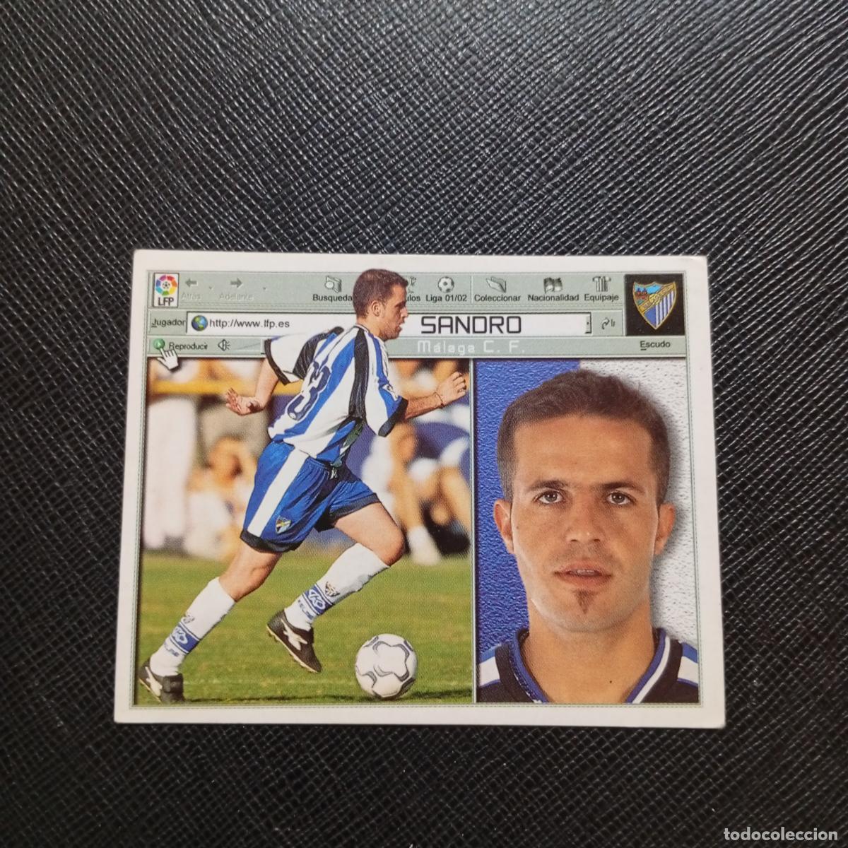 Cromos de f&uacute;tbol: SANDRO MALAGA ESTE 2001 2002 CROMO FUTBOL 01 02 LIGA - SIN PEGAR - A216 PG280