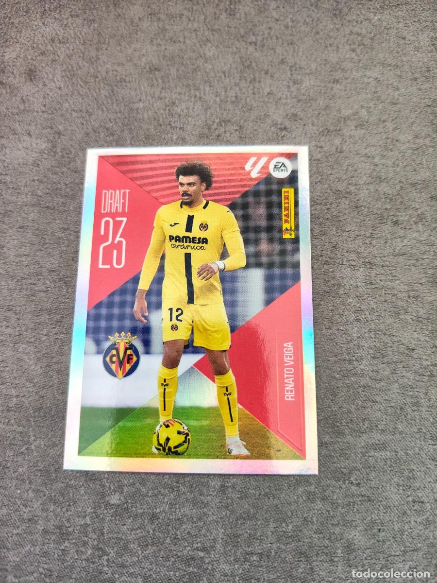 Cromos de f&uacute;tbol: Cromo 20 RENATO VEIGA VILLARREAL CF DRAFT 23. Colecci&oacute;n LALIGA F&uacute;tbol 2026-2027 PANINI Nuevo