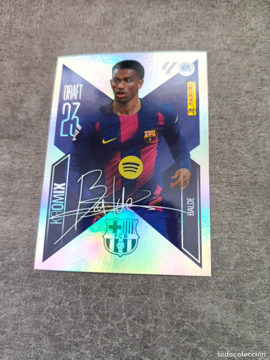 Cromos de f&uacute;tbol: Cromo K2 BALDE FC BARCELONA KROMIX DRAFT 23. Colecci&oacute;n LALIGA F&uacute;tbol 2026-2027 PANINI Nuevo