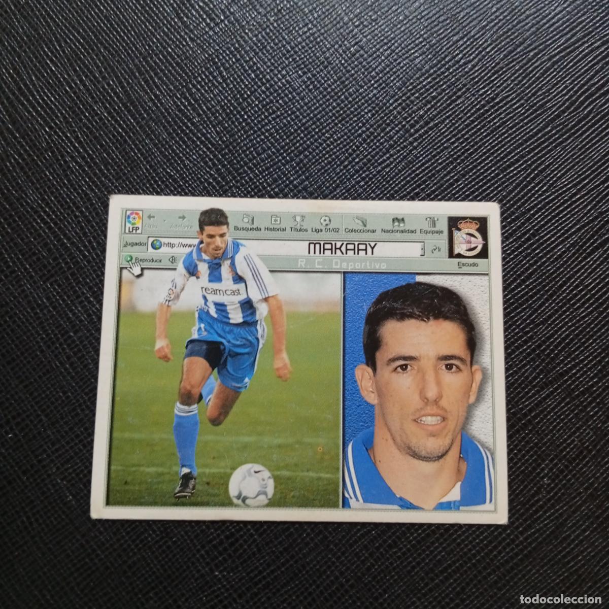 Cromos de f&uacute;tbol: MAKAAY DEPORTIVO ESTE 2001 2002 CROMO FUTBOL 01 02 LIGA - SIN PEGAR - A216 PG289