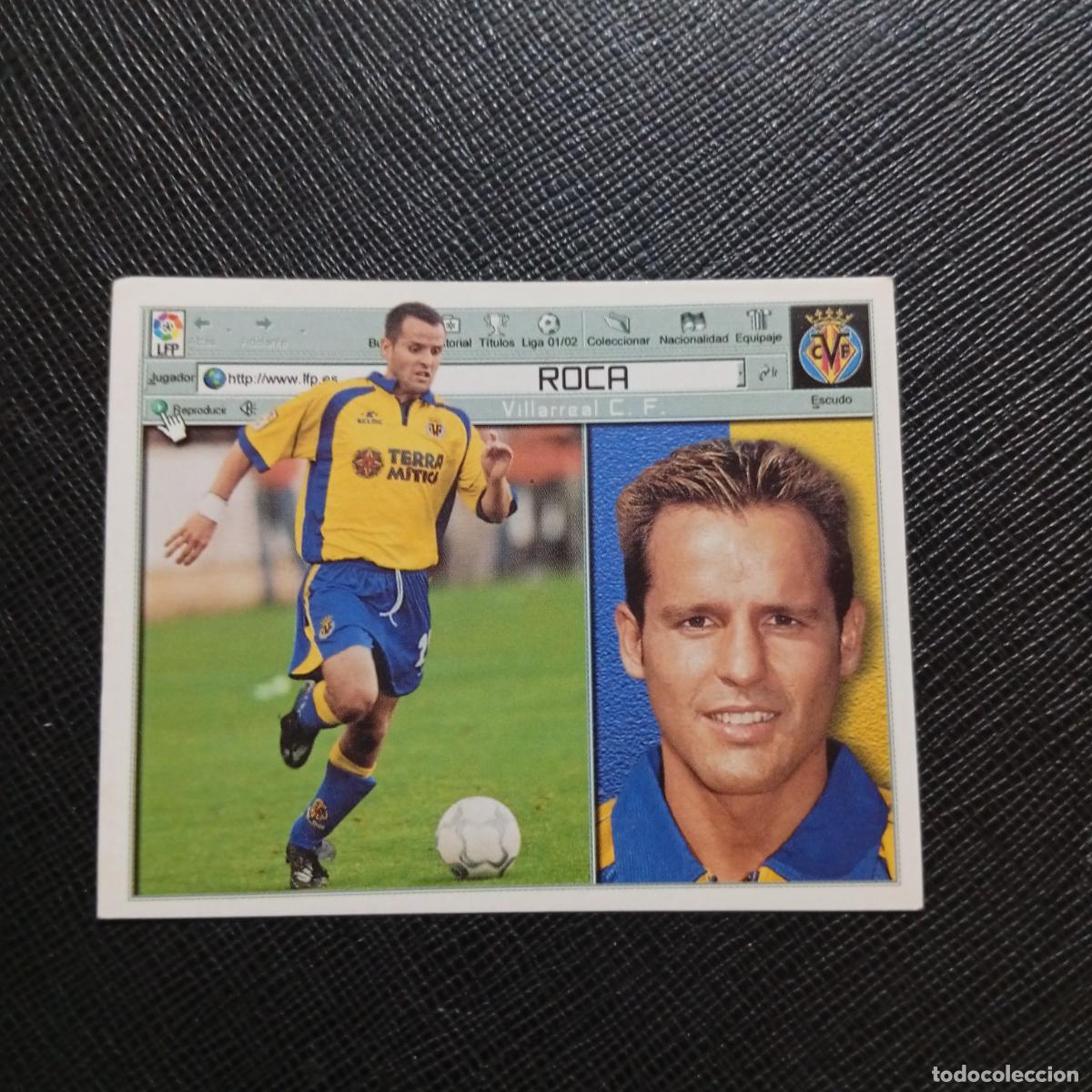 Cromos de f&uacute;tbol: ROCA VILLARREAL ESTE 2001 2002 CROMO FUTBOL 01 02 LIGA - SIN PEGAR - A216 PG289