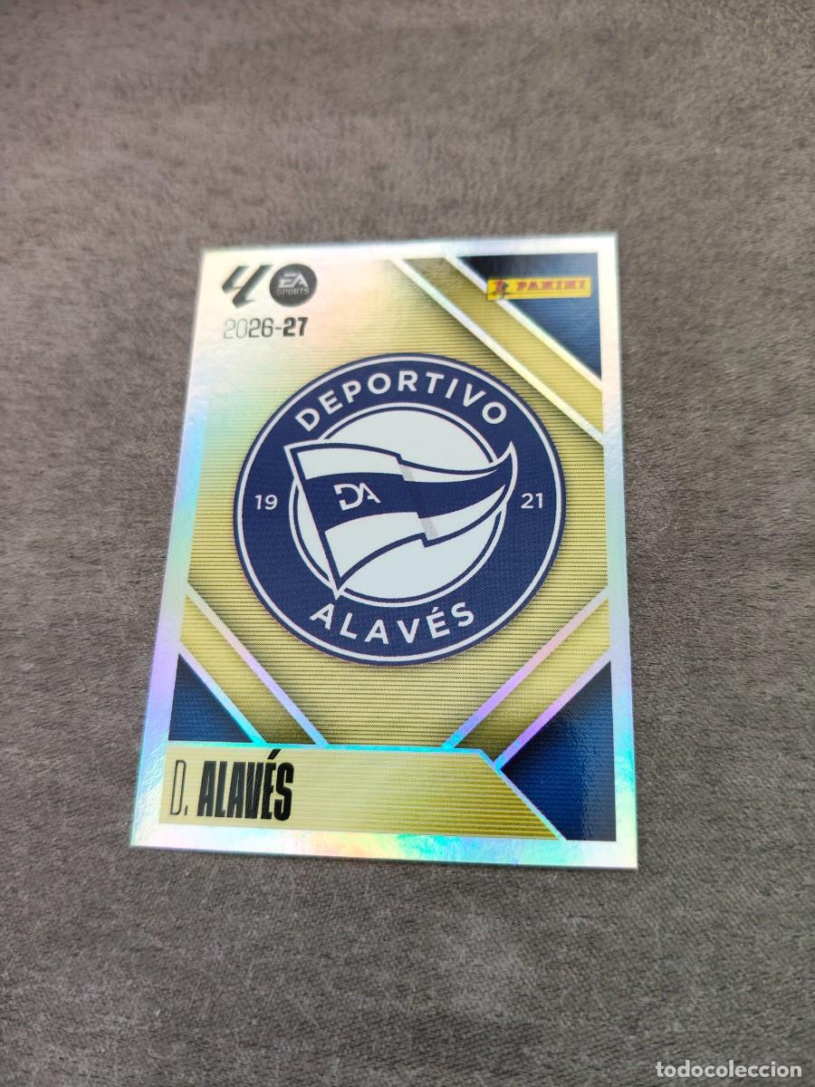 Cartes &agrave; collectionner de Football: Cromo 1 ESCUDO D. ALAV&Eacute;S. Colecci&oacute;n LALIGA F&uacute;tbol 2026-2027 PANINI Nuevo