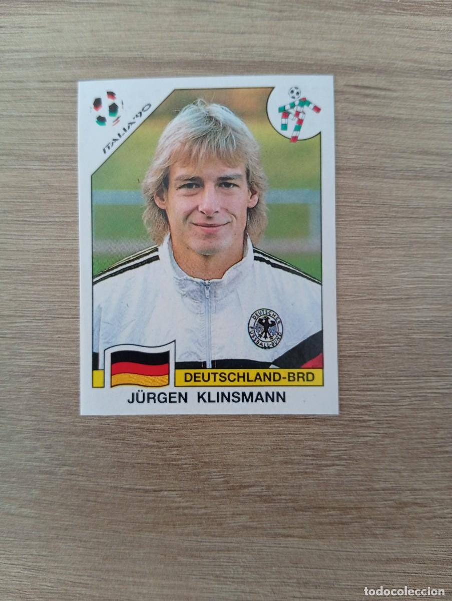 Cartes &agrave; collectionner de Football: JURGEN KLINSMANN 265 ALEMANIA PANINI ITALIA 1990 90 SIN PEGAR NUNCA PEGADO