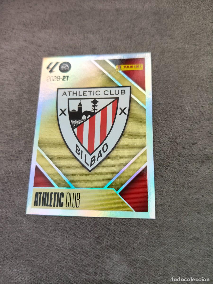 Cartes &agrave; collectionner de Football: Cromo 1 ESCUDO ATHLETIC CLUB. Colecci&oacute;n LALIGA F&uacute;tbol 2026-2027 PANINI Nuevo