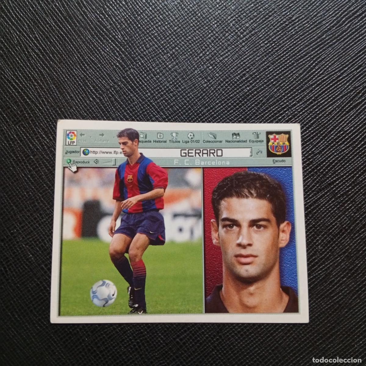 Fu&szlig;ball-Sticker: GERARD BARCELONA ESTE 2001 2002 CROMO FUTBOL 01 02 LIGA - SIN PEGAR - A216 PG289