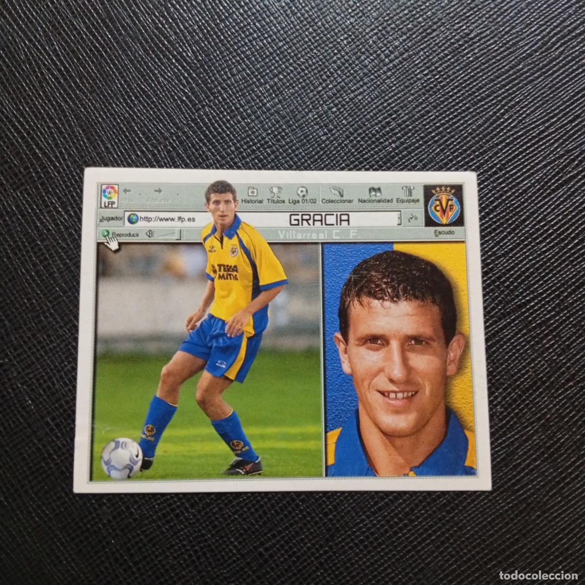 Fu&szlig;ball-Sticker: GRACIA VILLARREAL ESTE 2001 2002 CROMO FUTBOL 01 02 LIGA - SIN PEGAR - A216 PG289