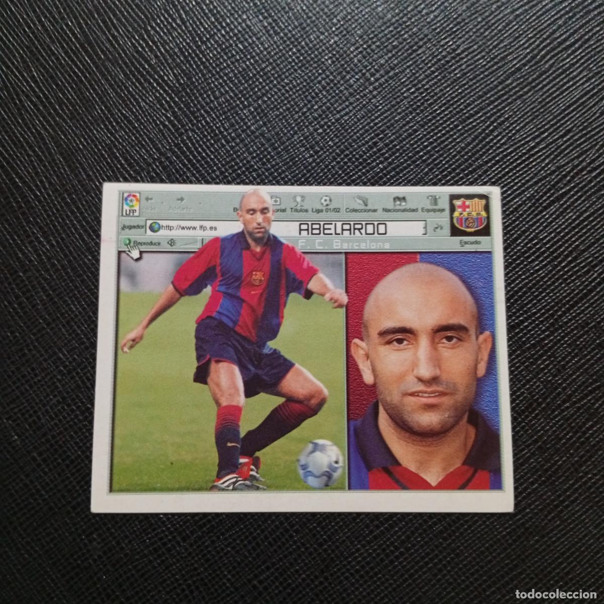 Cromos de f&uacute;tbol: ABELARDO BARCELONA ESTE 2001 2002 CROMO FUTBOL 01 02 LIGA - SIN PEGAR - A216 PG289