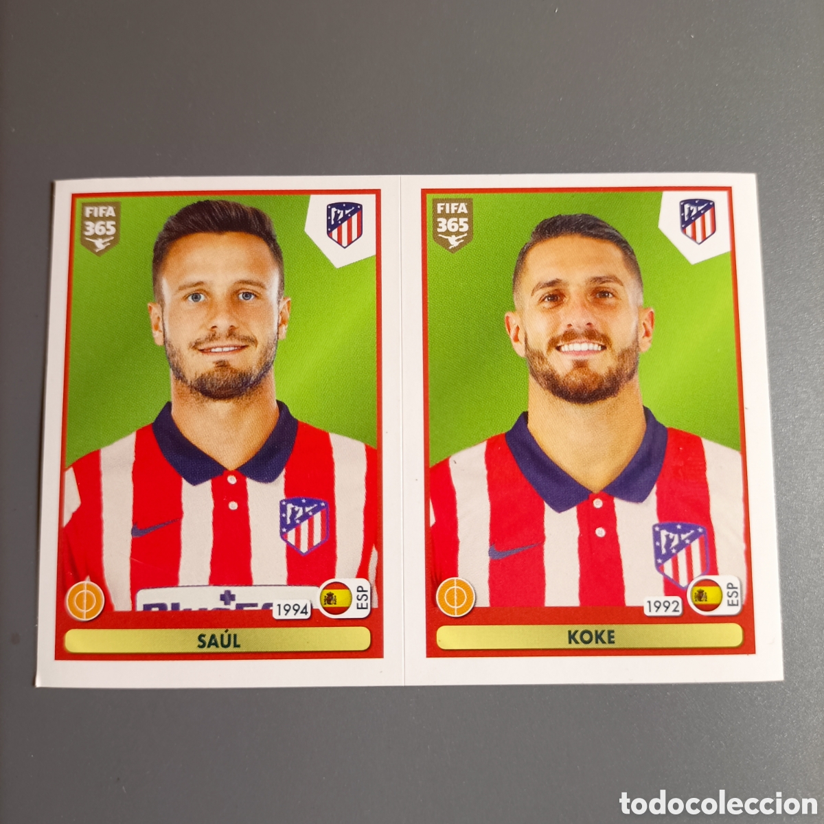 Cromos de f&uacute;tbol: STICKER PANINI ALBUM 2021. FIFA 365 (ATL&Eacute;TICO) №99 A B