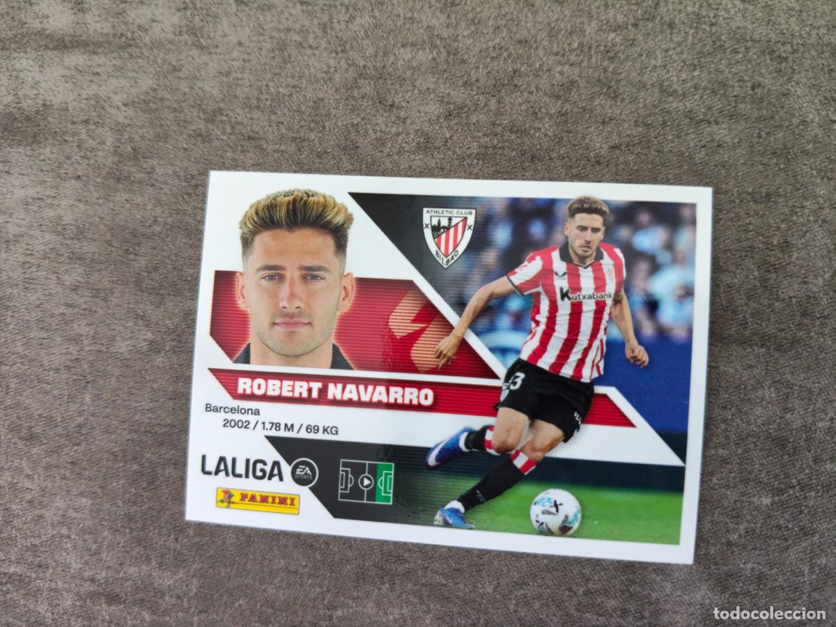 Cromos de f&uacute;tbol: Cromo 17A ROBERT NAVARRO ATHLETIC CLUB. Colecci&oacute;n LALIGA F&uacute;tbol 2026-2027 PANINI Nuevo